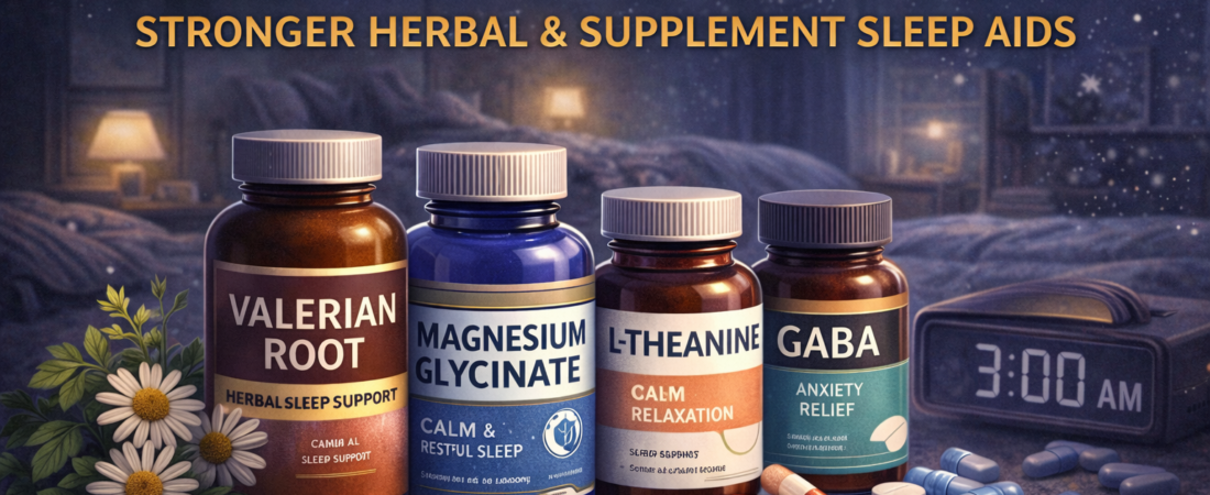 Beyond Melatonin: Stronger Herbal and Supplement-Based Sleep Aids