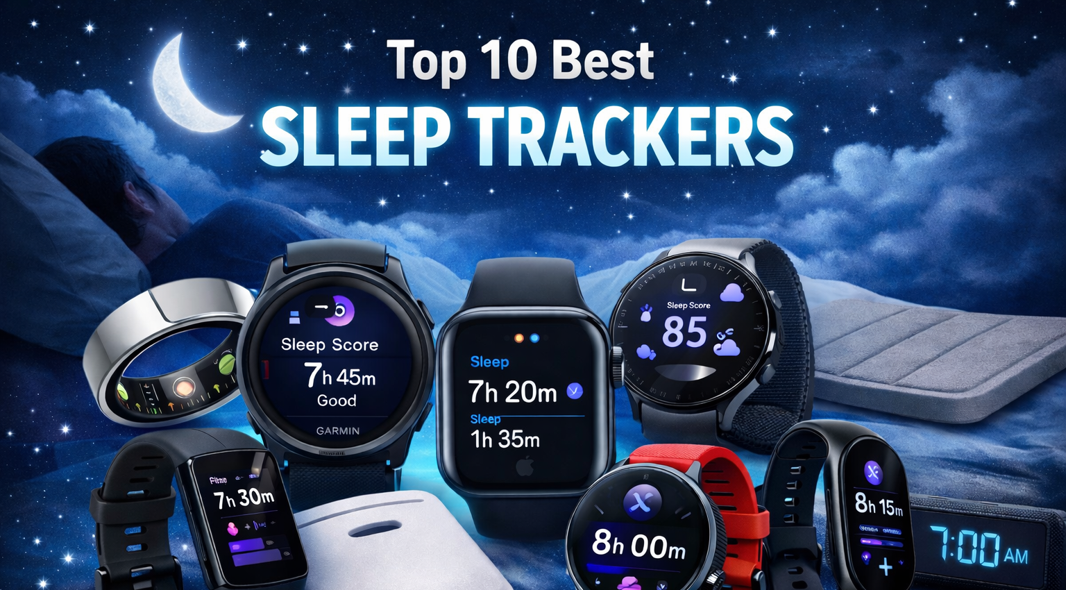 Top 10 Best Sleep Trackers for Smarter, Healthier Sleep