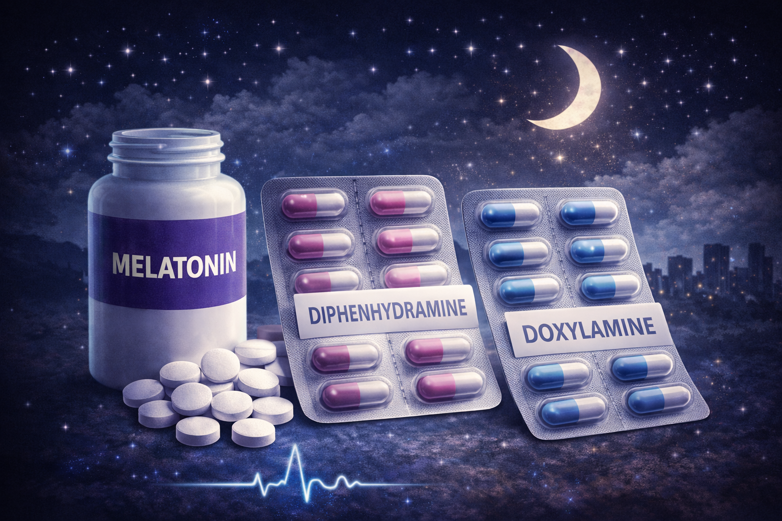 Melatonin vs. Diphenhydramine vs. Doxylamine: Which OTC Sleep Aid Is Strongest?
