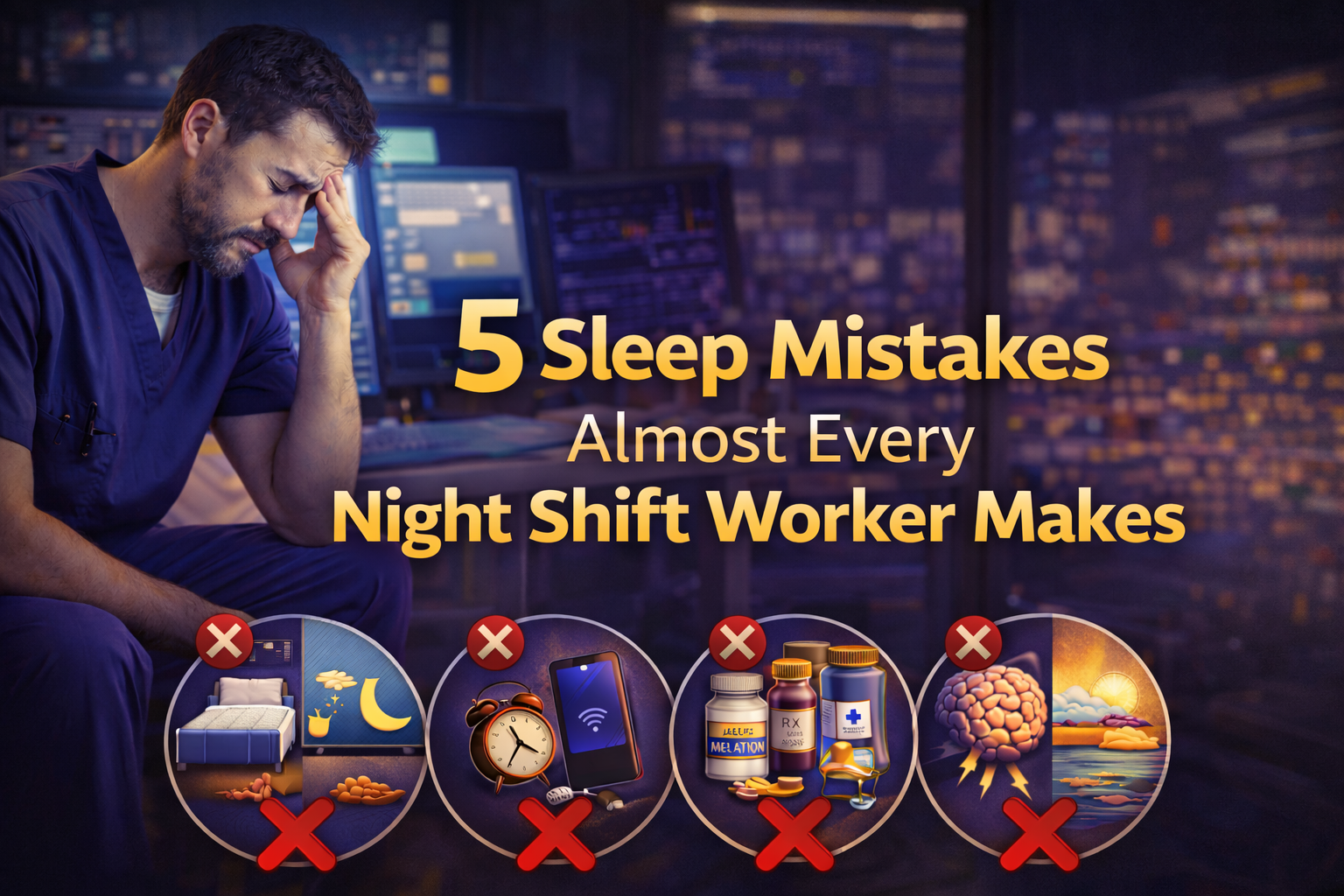 5 Sleep Mistakes Almost Every Night Shift Worker Makes