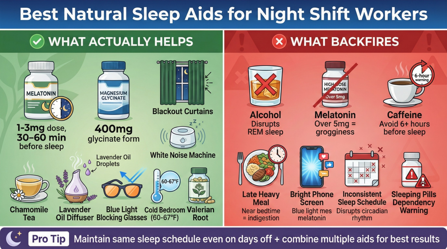 Best Natural Sleep Aids For Night Shift Workers (What Actually Helps Vs ...