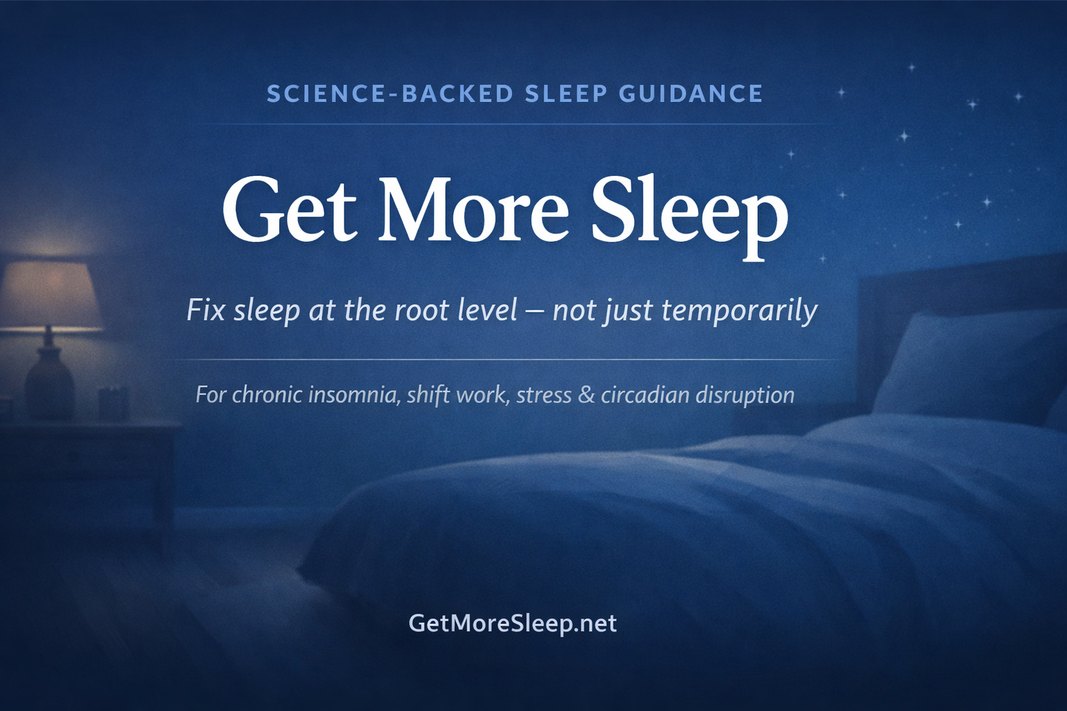 What GetMoreSleep.net Is