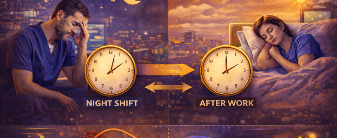 Cortisol and Night Shift Work: Why You’re Wired After Your Shift Ends