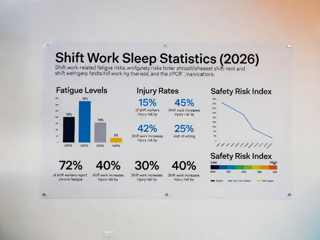 Shift Work Sleep Statistics (2026): Fatigue, Injury & Safety Risk Data