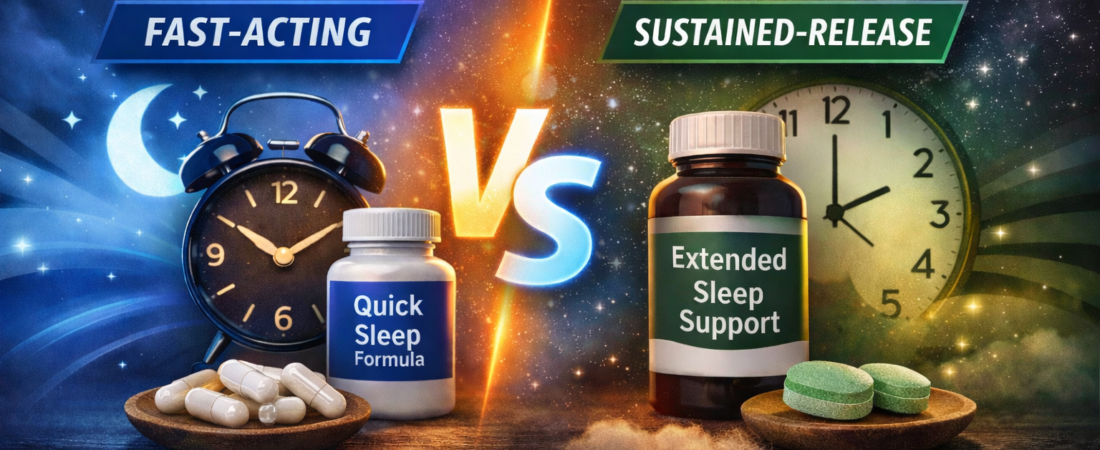 Fast-Acting vs. Sustained-Release: Picking a Natural Sleep Aid for Your Needs