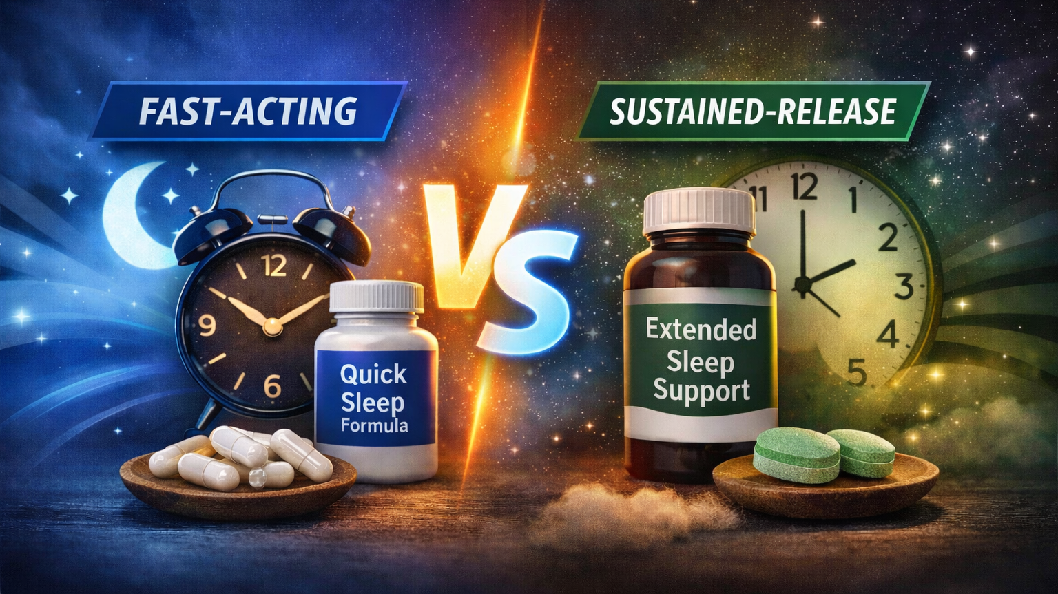 Fast-Acting vs. Sustained-Release: Picking a Natural Sleep Aid for Your Needs
